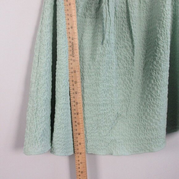 Sabo Odin Halter Cutout Mini Dress Small Mint Crinkle Texture Strappy Summer 242 - Picture 8 of 10